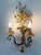 1970s Large Florentine Hollywood Regency Wall Lamp, Italy, 1970s For Sale - Image 5 of 11