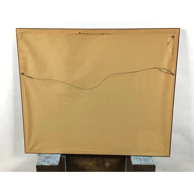 Wood 1940s Vintage Harry Shokler Pinkerton’s Corner Original Serigraph Painting For Sale - Image 7 of 8