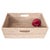 Artifacts Rattan Rectangular Shelf Basket with Side Handles in White Wash - 16" For Sale In Houston - Image 6 of 9
