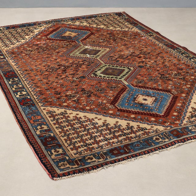 Middle Eastern Jalamè Rug in Wool For Sale - Image 10 of 10
