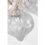 Chrome Julie Neill for Visual Comfort Signature Caselli 15" Sconce in Burnished Silver Leaf with Clear Glass For Sale - Image 8 of 11