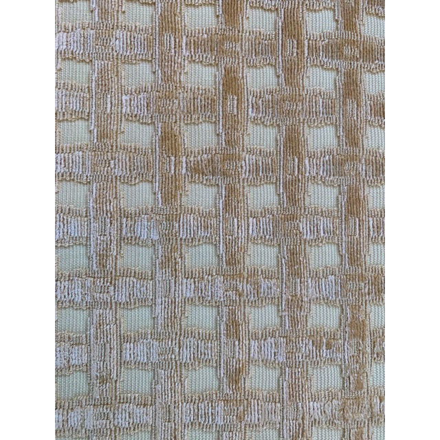 The House of Scalamandre Scalamandre Modern Cut Velvet For Sale - Image 4 of 5