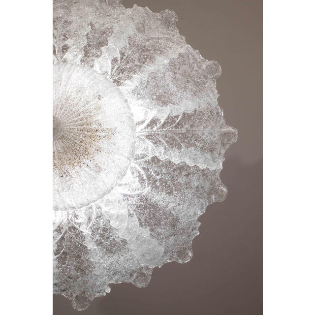 1970s Napoli, Italian Murano Glass Ceiling Light or Flush Mount, 1970s For Sale - Image 5 of 12