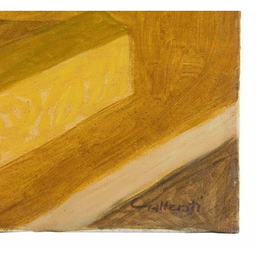 Alberto Gallerati, Sailors Fund, 1970s, Oil Painting on Canvas For Sale - Image 3 of 5