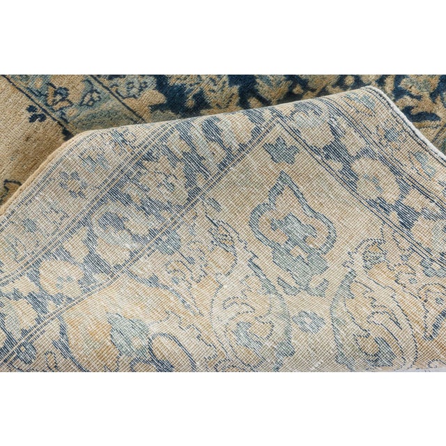 Early 20th Century Authentic Early 20th Century Persian Tabriz Handmade Carpet For Sale - Image 5 of 9