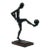 Soccer Player, German Art Deco Patinated Bronze Sculpture, ca. 1930’s For Sale