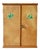 Small Vintage Bohemian Wall-Mounted Pharmacy Cabinet, 1960s For Sale