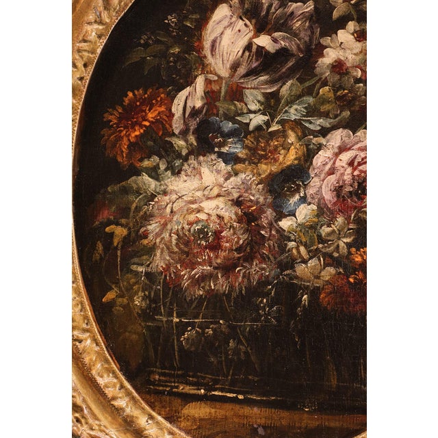 Workshop of Margherita Caffi, Still Lifes of Flowers, 1700, Oil on Canvases, Set of 2 For Sale - Image 10 of 16