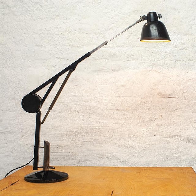 Constructivist Table Lamp, Belgium, 1930s For Sale - Image 11 of 11