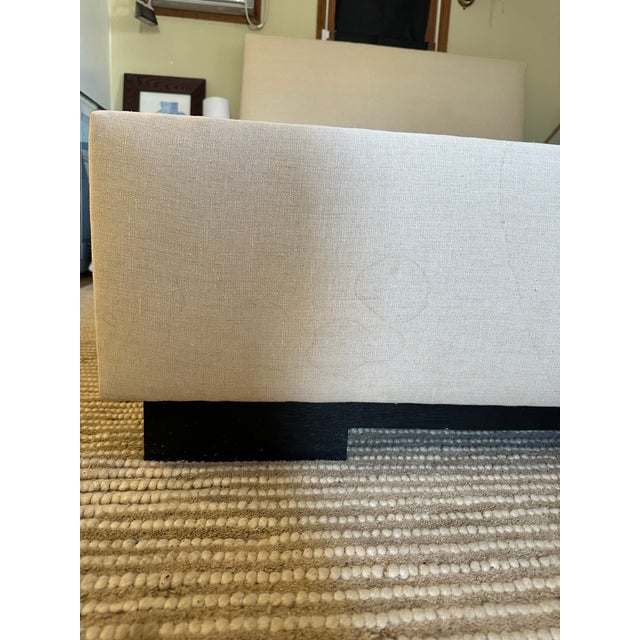 Contemporary Kreiss Collection Panama Bed Frame, Queen, Upholstered For Sale - Image 3 of 9