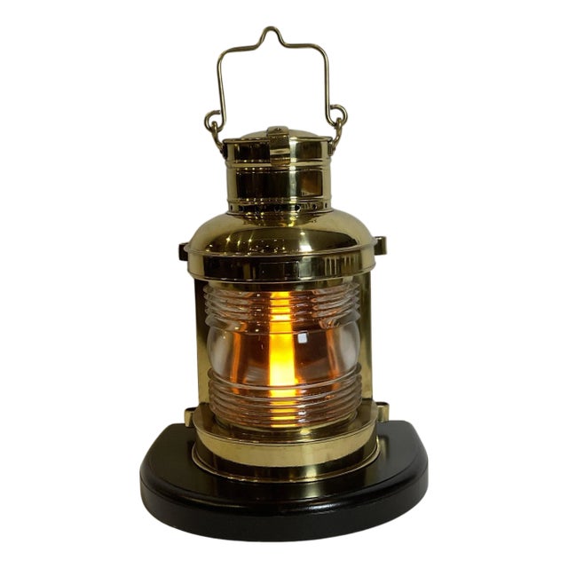 Solid Brass Ships Masthead Lantern For Sale