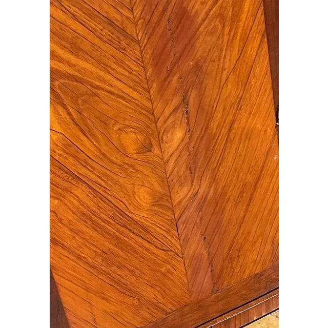 Late 19th Century Regency Chevron Inlay Cascading Cabinet For Sale In West Palm - Image 6 of 12