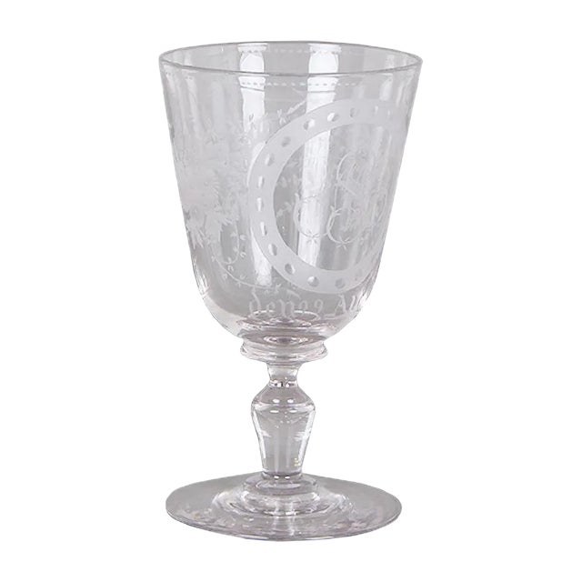 Antique Glass Cup from Holmegaard, 1880s For Sale