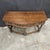 Vintage English Oak 2 Drawer Console Table With Shaped Front For Sale - Image 4 of 17