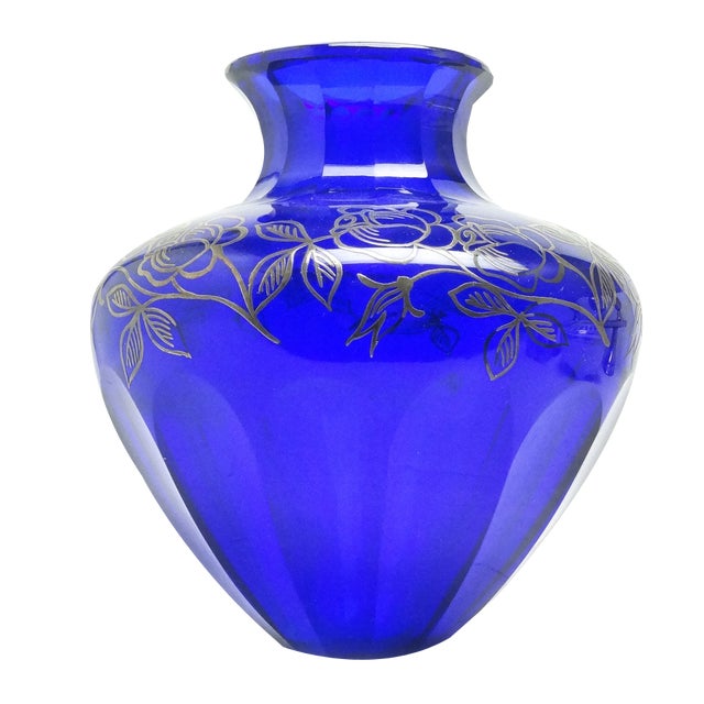 Polish Art Deco Vase from Josephine Glassworks, 1930s For Sale