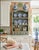 Vintage Rustic French Country Pale Green 3 Drawer Arched Distressed Wall Cabinet Shelving Unit For Sale - Image 9 of 13