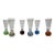 Mid-Century Italian Style Bullicante Bubble Base Cordial Shot Glasses - Set of 6 For Sale