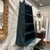 Custom Designer High Gloss Green Lacquered and Aged Mirror Backed Pagoda Form Display Etagere For Sale - Image 10 of 10