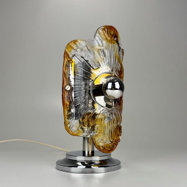 Murano Table Lamp by Toni Zuccheri for Mazzega, 1970s For Sale - Image 6 of 9