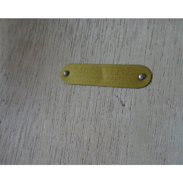 White Bamboo Bar Stools from McGuire, 1970s, Set of 4 For Sale - Image 6 of 18