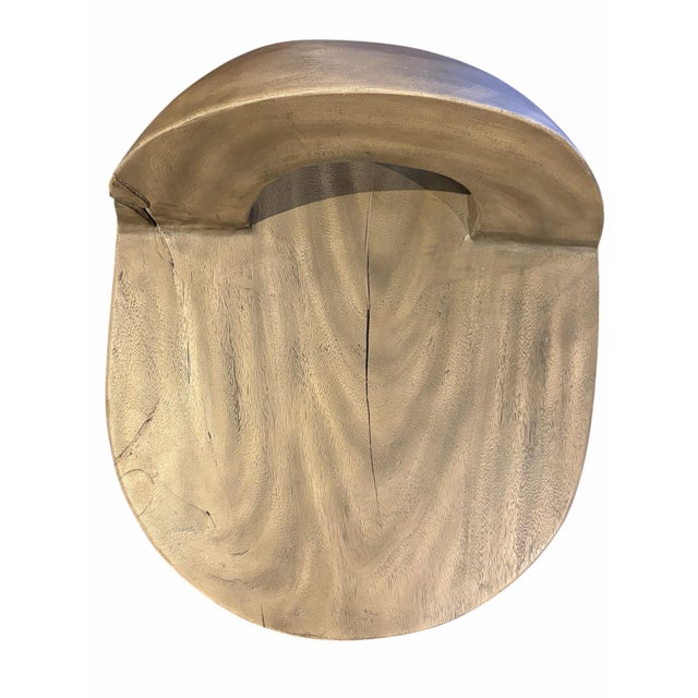 2000 - 2009 Restoration Hardware Suar Wood Rustic Chair For Sale - Image 5 of 6