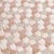 Ivins Embroidery in blush is a fabulous full-coverage geometric pattern rendered in tonal yarns and dense multidirectional...
