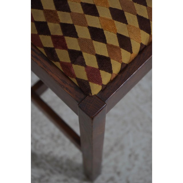 Set of 6 Stickley Mission Oak Dining Room Chairs For Sale - Image 11 of 18