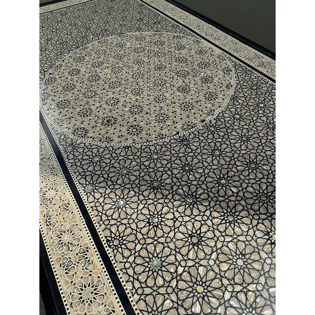 Vintage Moroccan Inlay Writing Desk For Sale - Image 10 of 16