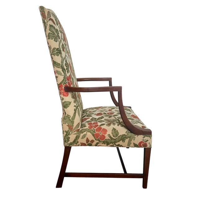 This is a Kittinger Colonial Williamsburg CW-13 Lolling Chair, finely crafted in solid mahogany as part of Kittinger's...