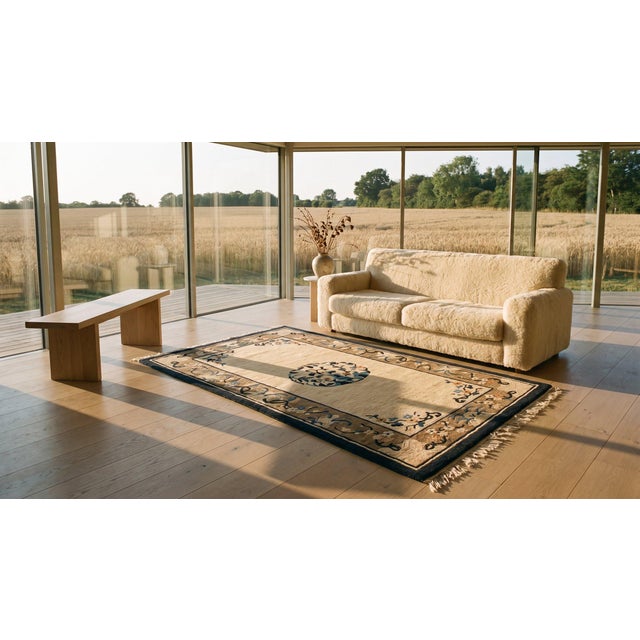 Antique Chinese - Peking Rug For Sale - Image 11 of 11