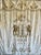 Splendid embroideries on this Torah Ark curtain on a beige velvet you will find all the traditional elements of this kind...