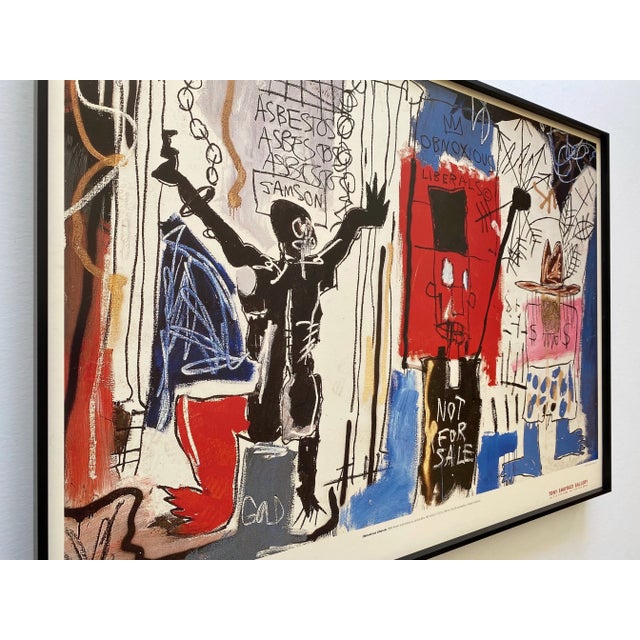 Jean Michel Basquiat Estate Vintage 1999 Lithograph Print