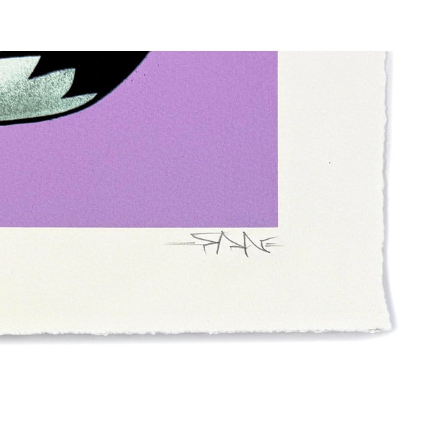 Hand finished 24 color screen print on 300gsm somerset satin paper. Hand signed lower right margin by Fanakapan. Hand...