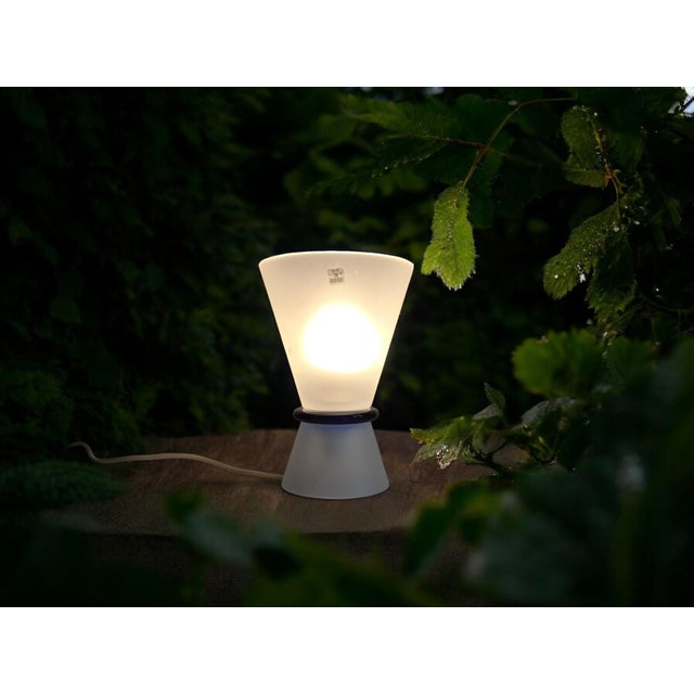 1980s Murano Glass Table Lamp from Effetre Glassworks, 1980s For Sale - Image 5 of 8