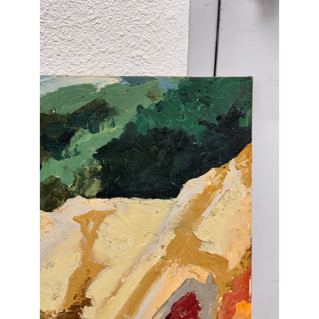 Abstract Acrylic on Canvas, Mid 20th Century For Sale - Image 9 of 12