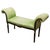 Vintage Regency Style Green Chinoiserie Window Seat Bench For Sale - Image 9 of 12