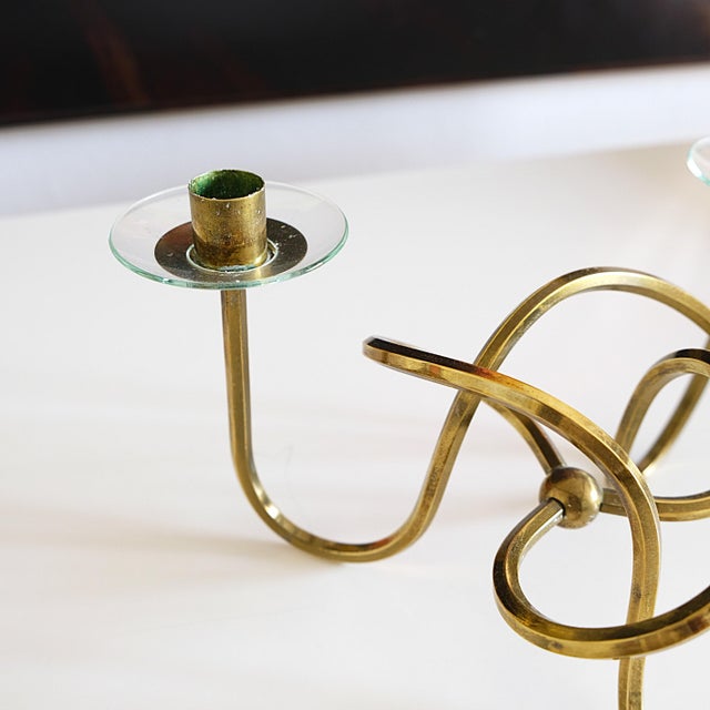 Vintage Candleholder by Josef Frank for Swedish Tenn, 1930s For Sale - Image 4 of 6
