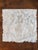 Antique White Exquisite Antique Embroidered Handkerchief For Sale - Image 8 of 16
