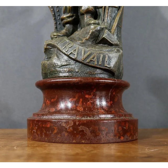 Le Travail Regula Figure, Early 20th Century For Sale - Image 6 of 13