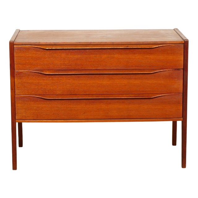 Vintage Danish Chest of Drawers in Teak, 1960s For Sale