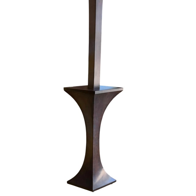 Rose Tarlow Melrose House Modern Ebonized Floor Lamp.