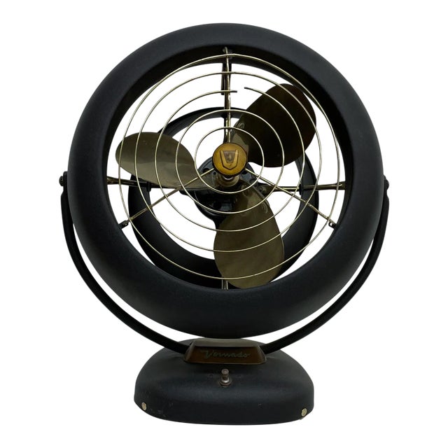 1940s Vornado Vintage Electric Metal Table Fan Restored For Sale
