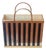 Vintage Italian Brass Magazine Rack, 1960s For Sale