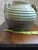 Ceramic Mid-Century Modern Ribbed Studio Pottery Drip-Glaze Double-Handled Urn Vase For Sale - Image 7 of 12