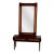 Vintage Danish Modern Rosewood Entryway Set With Mirror in Style of Pedersen & Hansen For Sale