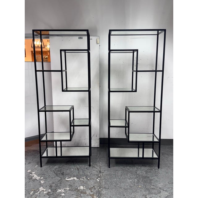 Coco Republic Haarlem Shelving Units, Pair For Sale - Image 9 of 12