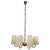 Six-Arm Chandelier in Brass with Silk Shades by Josef Frank for Oswald Haerdtl, 1935 For Sale - Image 16 of 16