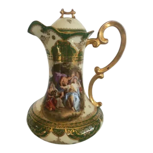 Antique Austrian Porcelain Chocolate Pot