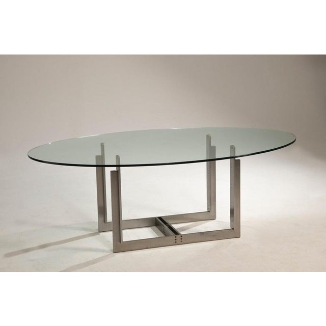 Metal Sarpi Simon Table by Carlo Scarpa for Cassina, 1970s For Sale - Image 7 of 18