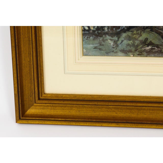 Belisario Gioja, The Romantic Walk, 19th Century, Watercolor, Framed For Sale - Image 12 of 15